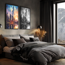 Load image into Gallery viewer, Twilight Cityscape Euphoria - Framed
