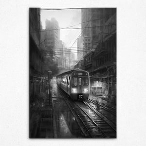 Urban Sunset Express - Canvas