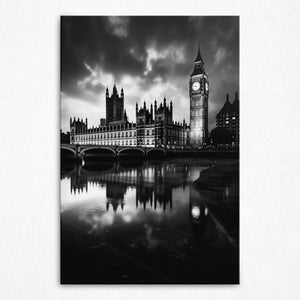 Twilight Embrace of Big Ben - Canvas