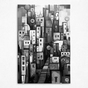 Euphoric Cityscape Dreams - Canvas