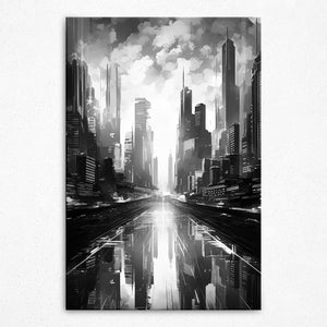 Urban Prism Reflections - Canvas