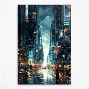 Veiled City Solace - Canvas