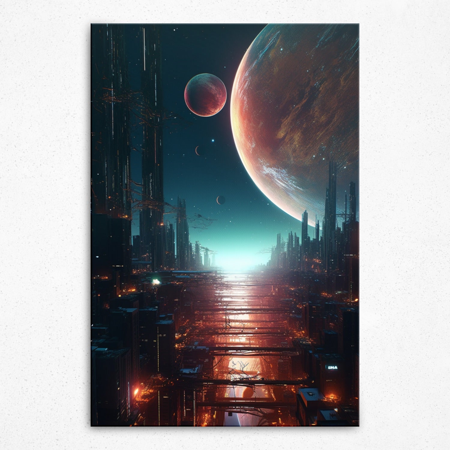 Celestial Nexus: Moons of Eternity - Canvas