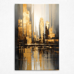 Gilded Horizons - Canvas