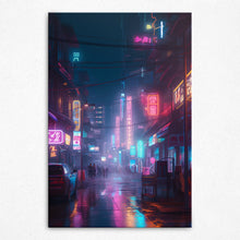 Load image into Gallery viewer, Neon Nights in the Enchanted Quarter - Canvas
