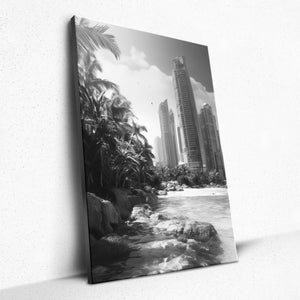 Enchanting Littoral Metropolis - Canvas