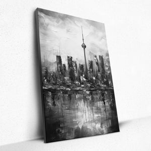 Twilight Veil of the Urban Phoenix - Canvas