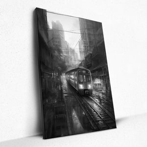 Urban Sunset Express - Canvas