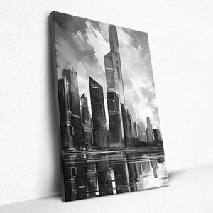 Twilight Cityscape Euphoria - Canvas