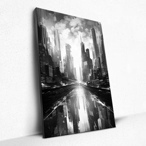 Urban Prism Reflections - Canvas