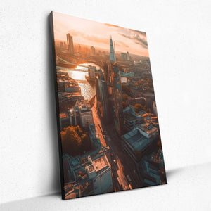 Sunset Splendor at The Shard - Canvas