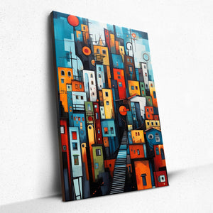 Euphoric Cityscape Dreams - Canvas