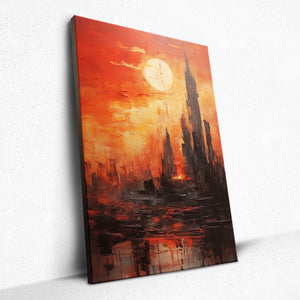 Crimson Ascendancy - Canvas