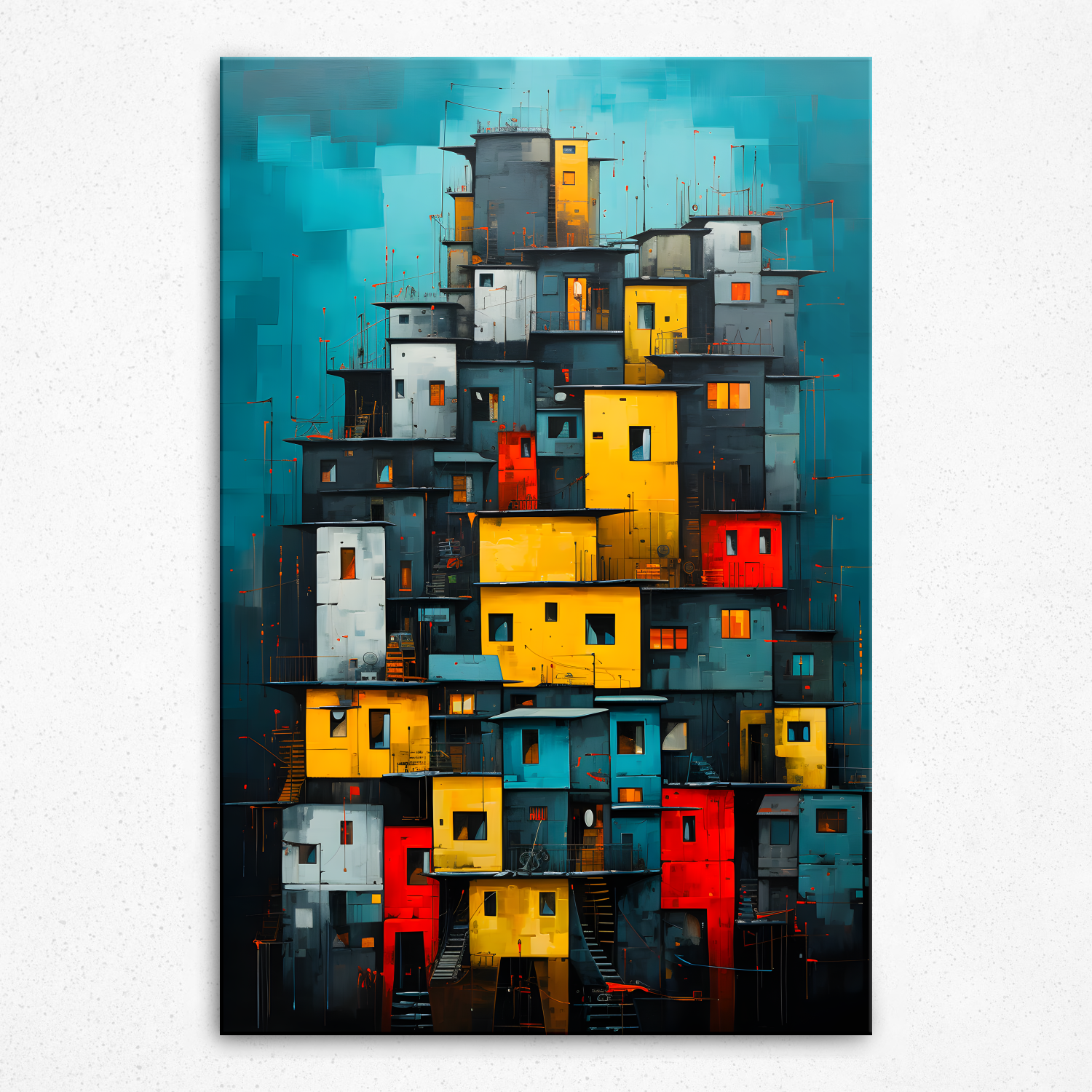 Echoes of a Cubist Dream - Canvas