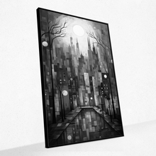 Load image into Gallery viewer, Twilight&#39;s Urban Mirage - Framed
