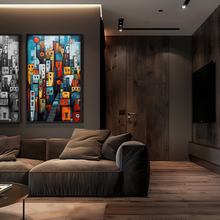 Load image into Gallery viewer, Euphoric Cityscape Dreams - Framed
