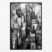 Load image into Gallery viewer, Euphoric Cityscape Dreams - Framed
