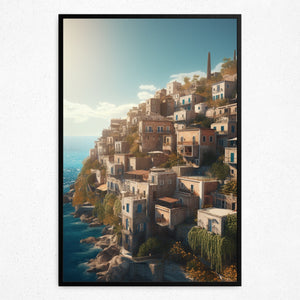 Coastal Odyssey - Framed