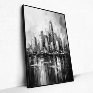 A Serenade of New York Sunset - Framed