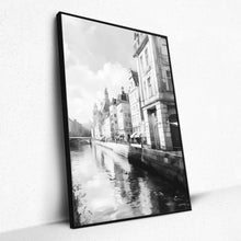 Load image into Gallery viewer, Urban Serenity by the Crystal Canal - Framed
