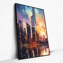 Load image into Gallery viewer, Twilight Cityscape Euphoria - Framed
