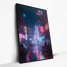 Load image into Gallery viewer, Neon Nights in the Enchanted Quarter - Framed
