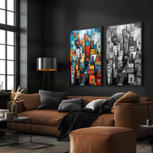 Load image into Gallery viewer, Euphoric Cityscape Dreams - Framed
