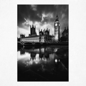 Twilight Embrace of Big Ben - Poster