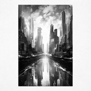 Urban Prism Reflections - Poster