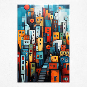 Euphoric Cityscape Dreams - Poster